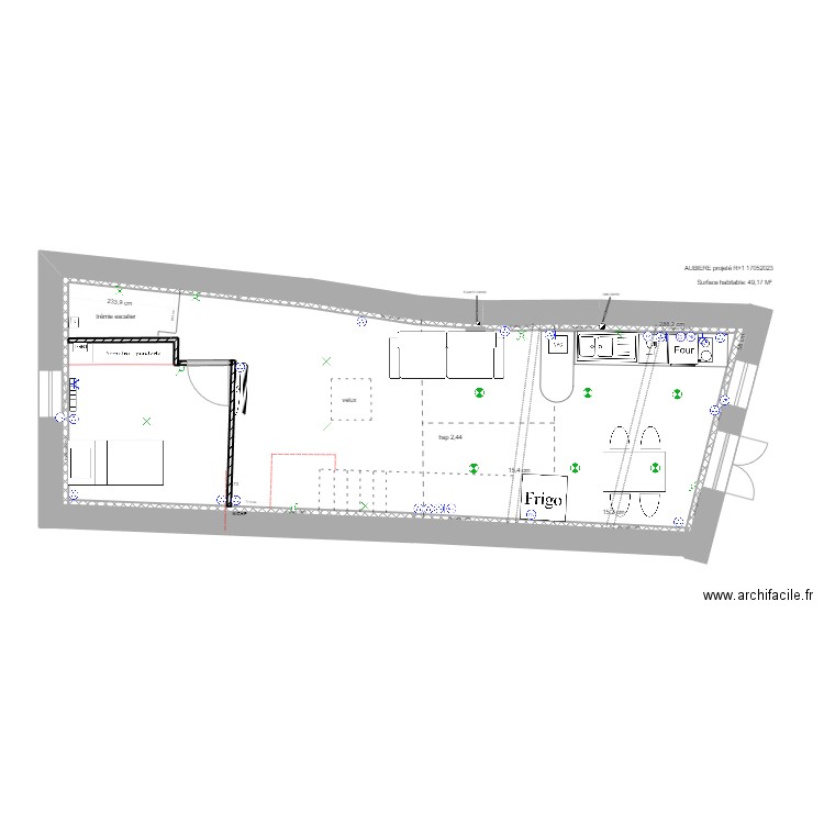 Aubière R+1 17052023. Plan de 0 pièce et 0 m2