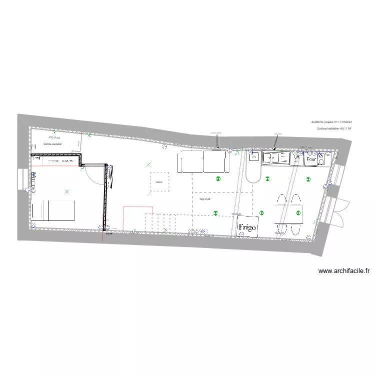 Aubi&egrave;re R+1 17052023. Plan de 