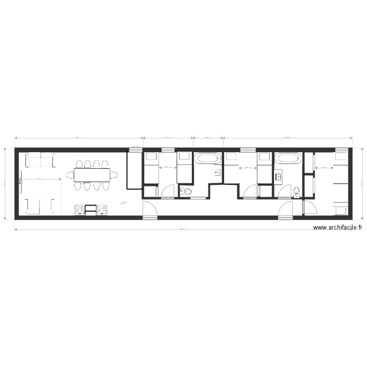 Habitation Travailleur Étranger 3. Plan de 0 pièce et 0 m2