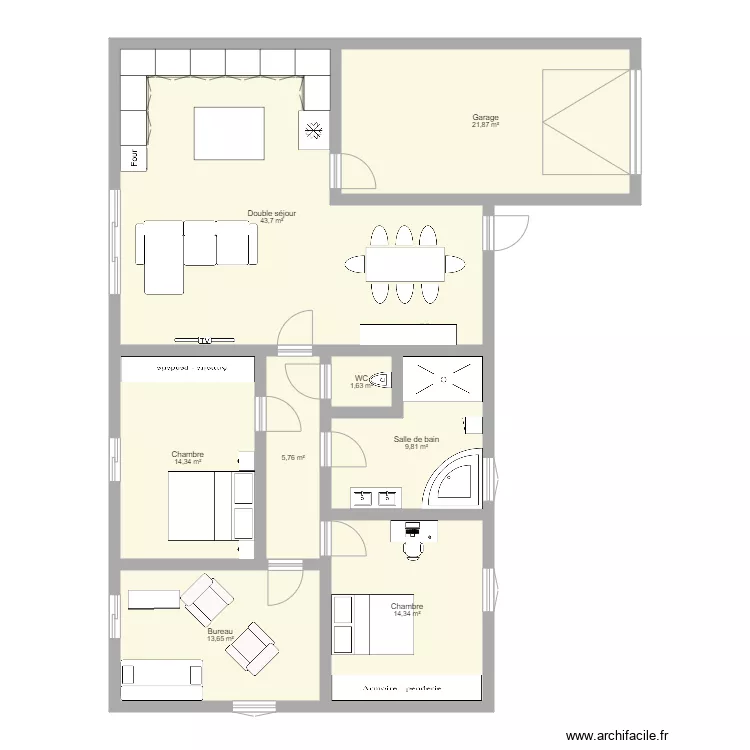 MAISON 1. Plan de 