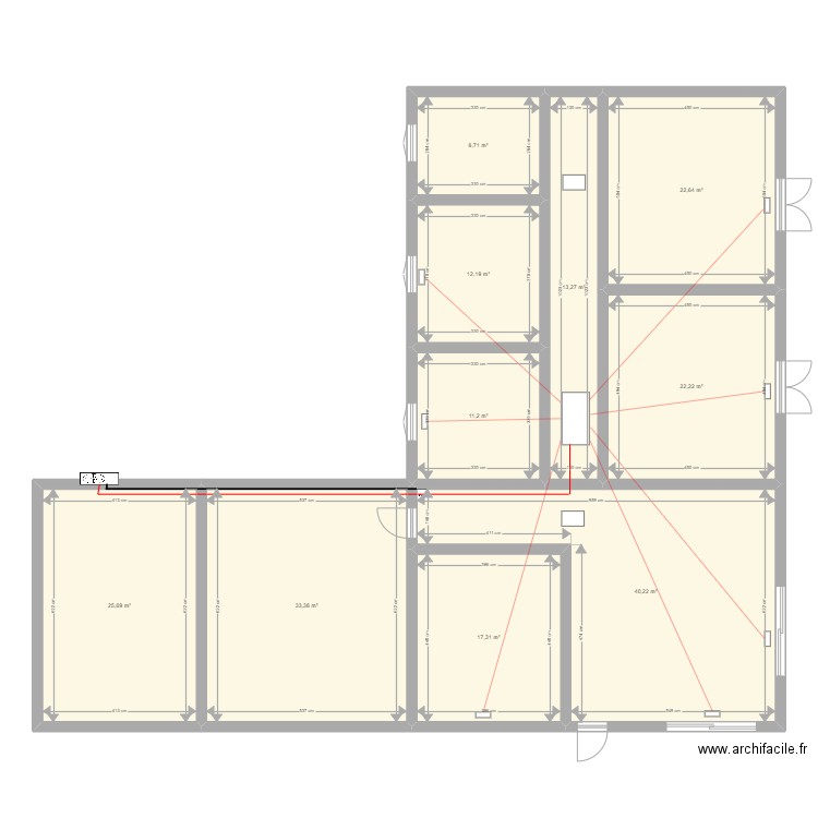AZOUAG. Plan de 0 pièce et 0 m2