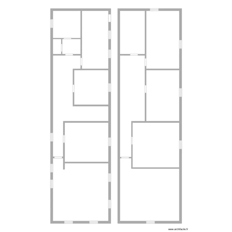 FERNANDES RIBEAUVILLE. Plan de 