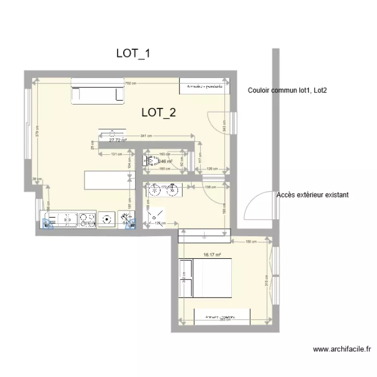 Portet Lot26. Plan de 