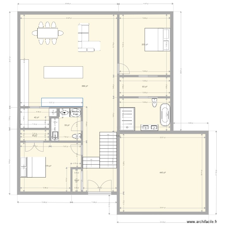 maison 3. Plan de 0 pièce et 0 m2