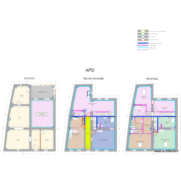 DEF Corny APD 11032022 (modif finale). Plan de 30 pièces et 375 m2