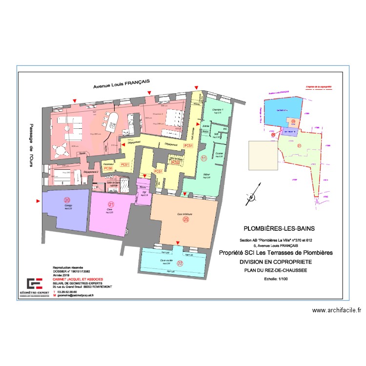 Plombieres RDC2. Plan de 0 pièce et 0 m2