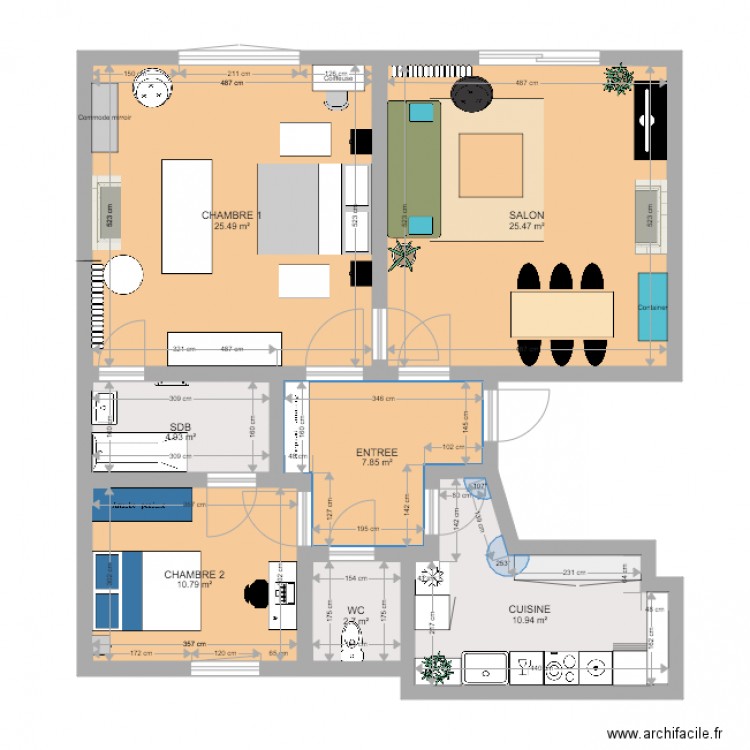 BORDEAUX 2. Plan de 0 pièce et 0 m2