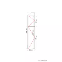 placard chambre louise gauche ferm&eacute;