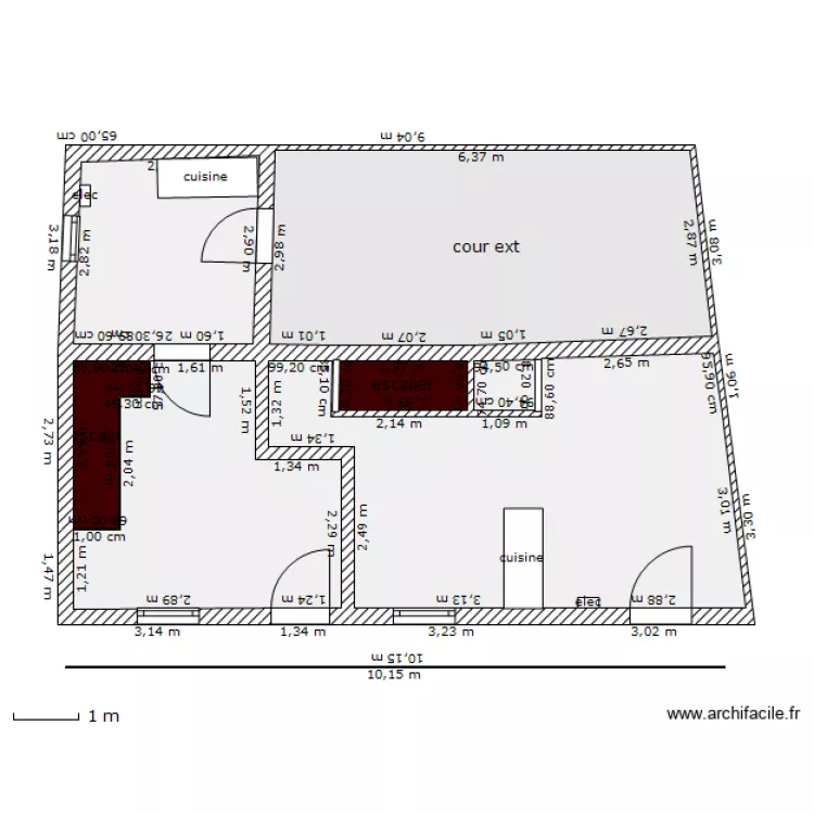 maison rez de chausse apres traveaux2. Plan de maison rez de chausse apres traveaux2. Plan de