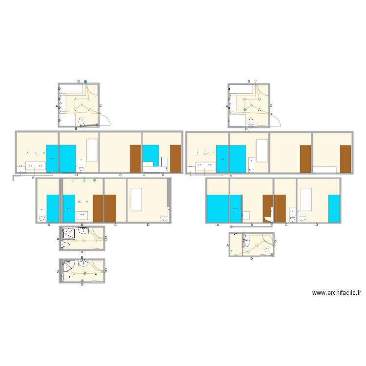 TRESNJA KUPATILO GORE. Plan de 0 pièce et 0 m2