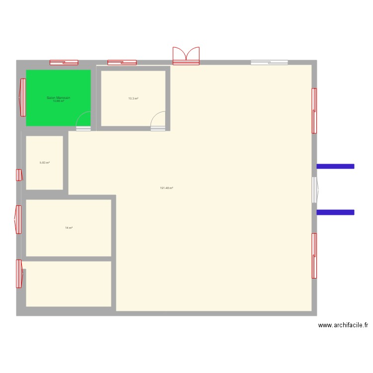 Plan Home 2. Plan de 0 pièce et 0 m2