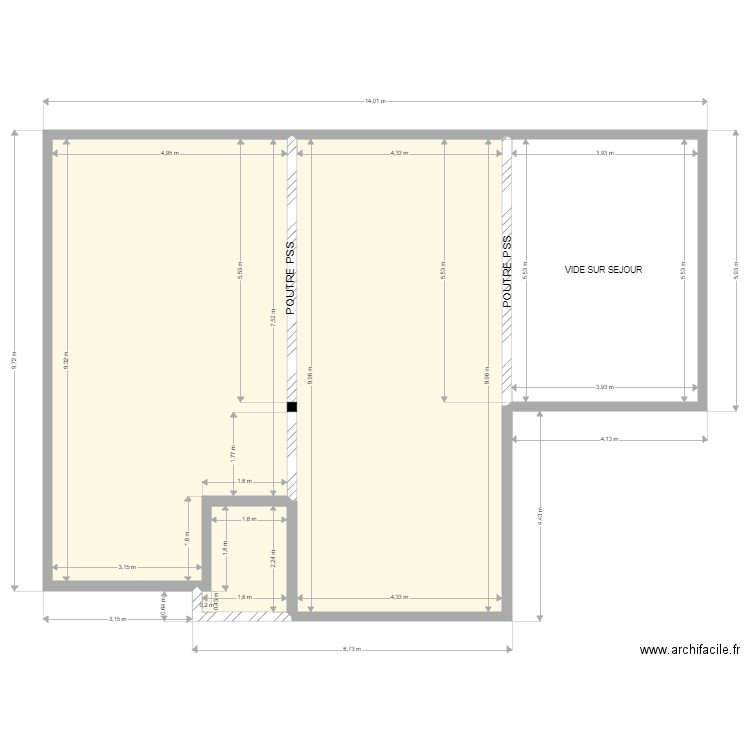 SEZGIN ETAGE. Plan de 4 pièces et 111 m2