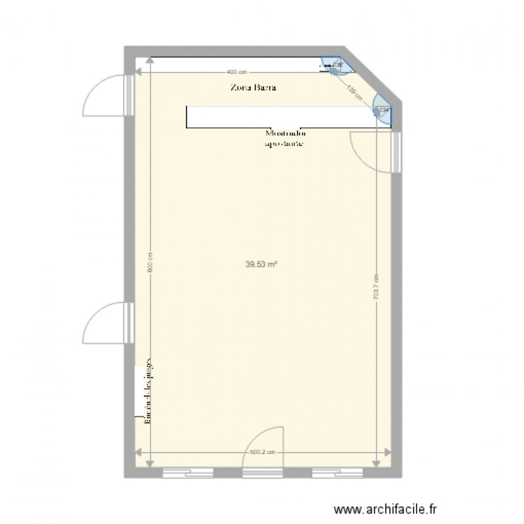 55730 Nuevo local. Plan de 0 pièce et 0 m2