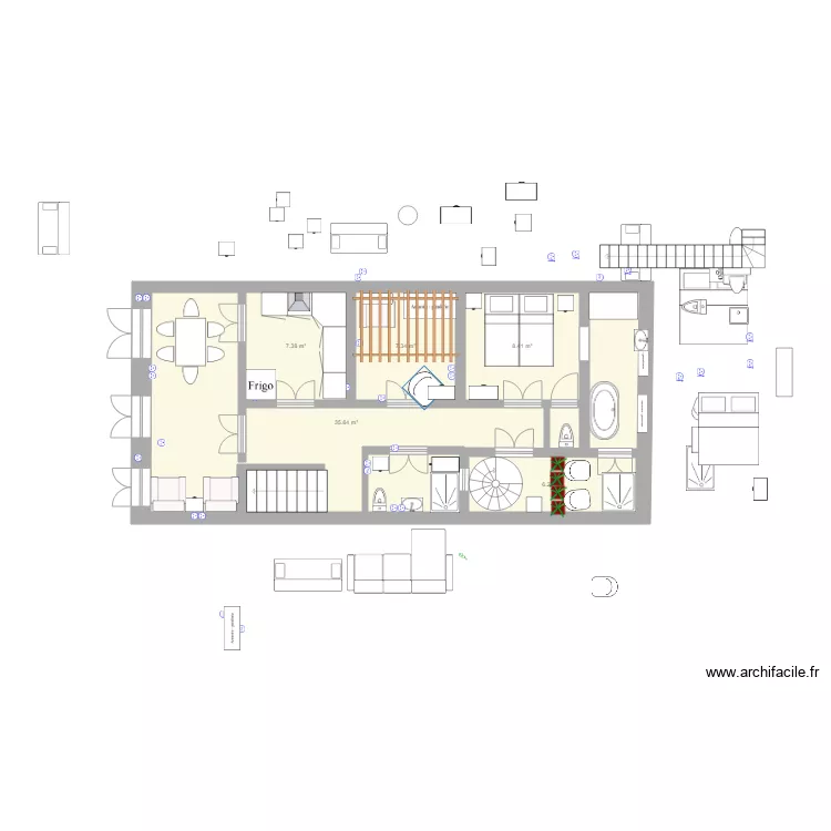 OLHAOCENTROMAI. Plan de 
