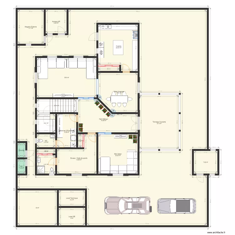 AL REEM VILLA V7 Extended 550m2 Reversed. Plan de 0 pièce et 0 m2 AL REEM VILLA V7 Extended 550m2 Reversed. Plan de 0 pièce et 0 m2