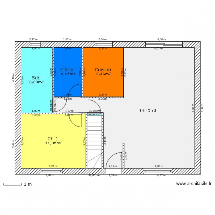 MOUREY Rdc. Plan de 0 pièce et 0 m2