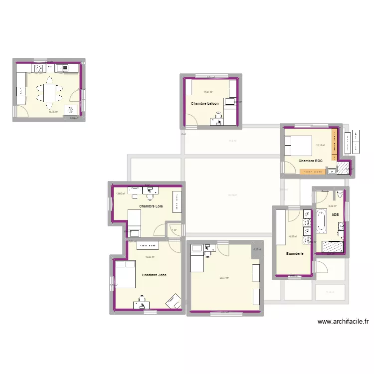 Manoir . Plan de Manoir . Plan de