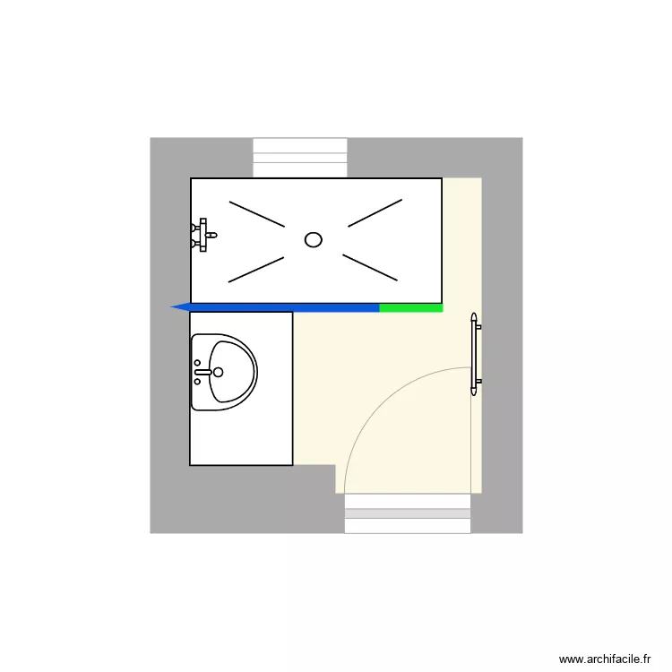 croquis SDB BAULT 2. Plan de croquis SDB BAULT 2. Plan de