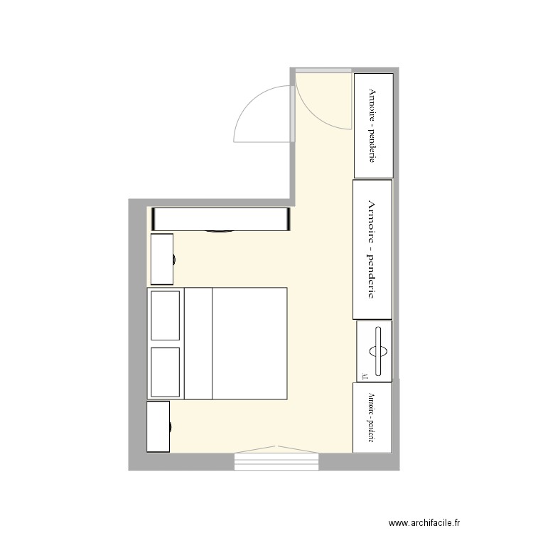 suite parentale 18 01 2020 projet 1. Plan de 0 pièce et 0 m2