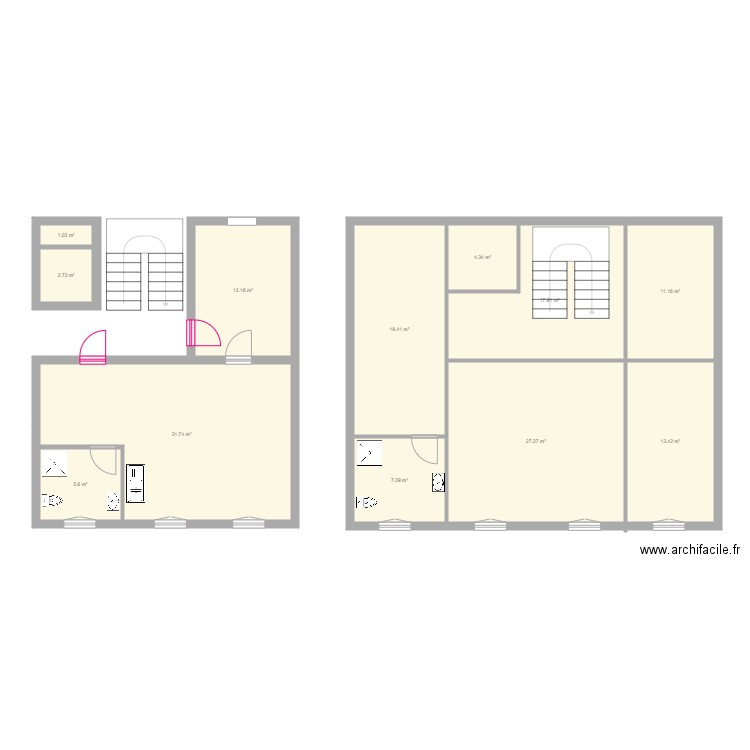 1st floor G v2. Plan de 0 pièce et 0 m2