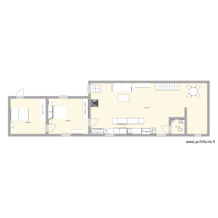 MA MAISON en bas . Plan de 0 pièce et 0 m2