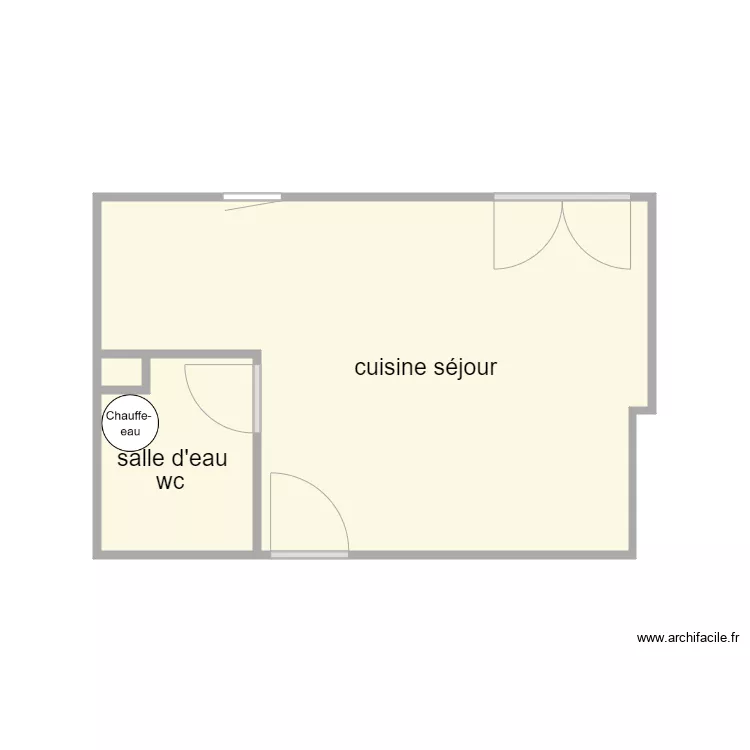 tambou am 1244. Plan de 