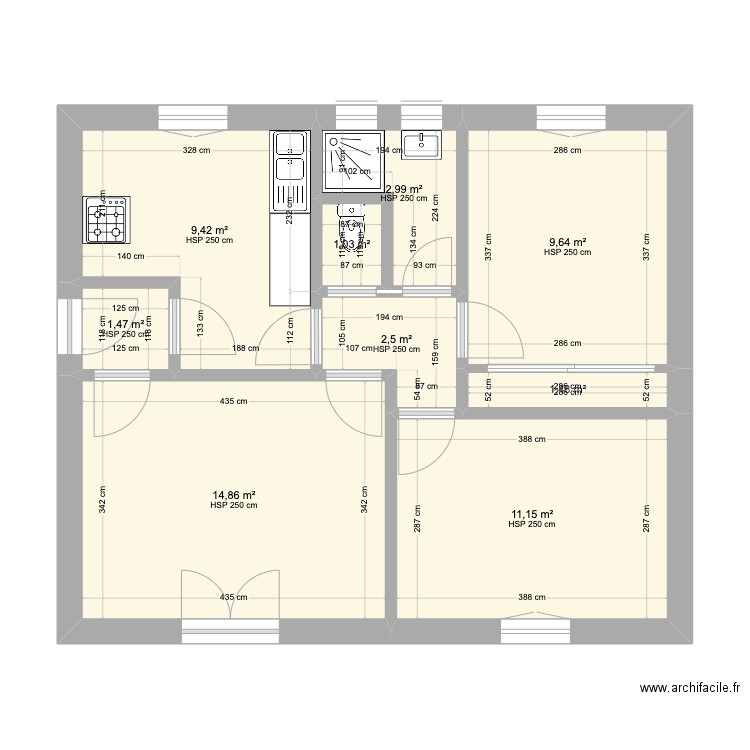 Maison Alfred Vieillot. Plan de 0 pièce et 0 m2