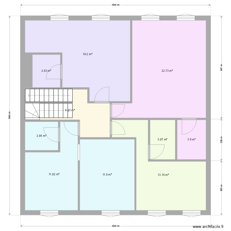 2 EME ETAGE IMMEUBLE 2. Plan de 0 pièce et 0 m2