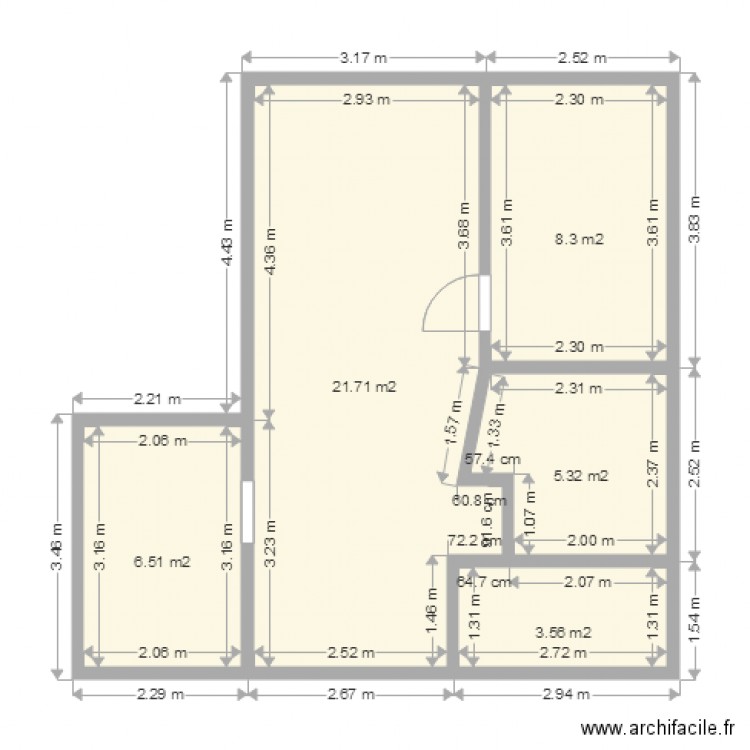 cibil 2. Plan de 0 pièce et 0 m2