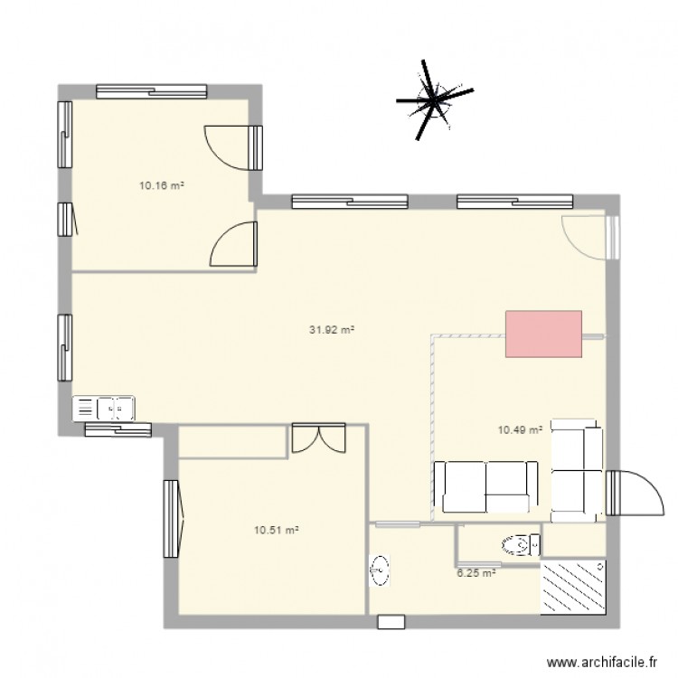  final 70m garage nord . Plan de 0 pièce et 0 m2