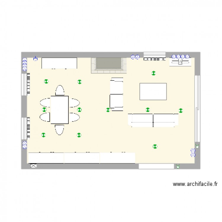 Living maison 2. Plan de 0 pièce et 0 m2