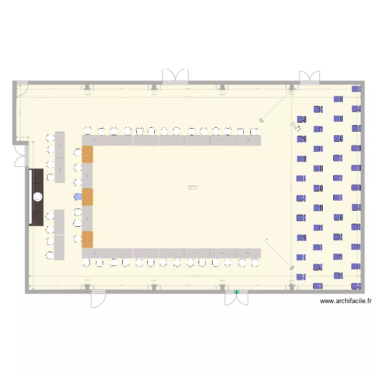 PALESTRE CM 10 juillet v180v2. Plan de PALESTRE CM 10 juillet v180v2. Plan de