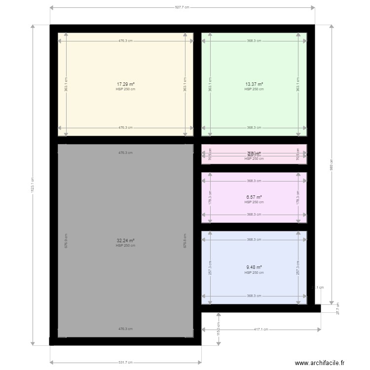 MAISON MEZZ. Plan de 0 pièce et 0 m2