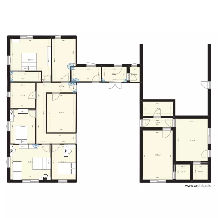 Plan 3. Plan de 