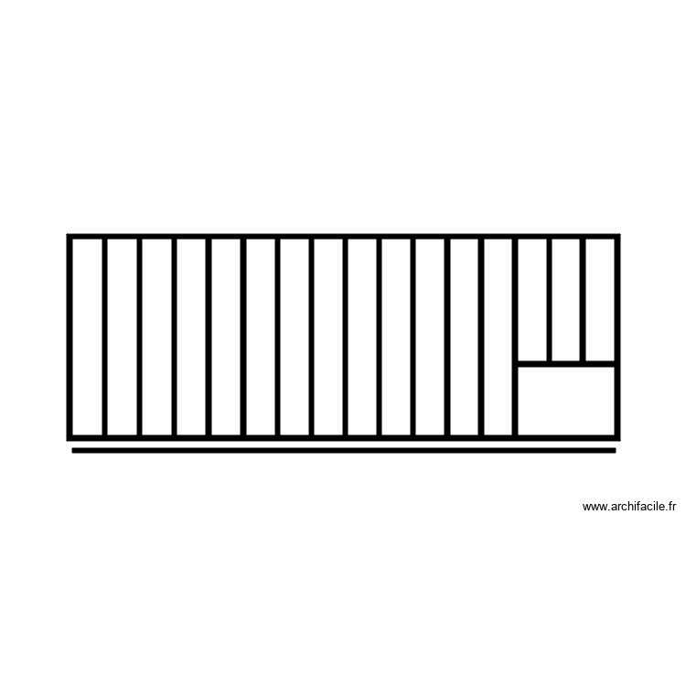 plancher bois. Plan de 0 pièce et 0 m2