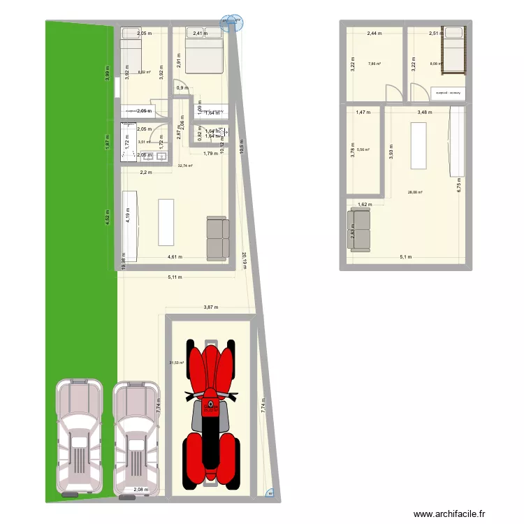 HDT V1. Plan de 9 et 151 m² HDT V1. Plan de 9 et 151 m²