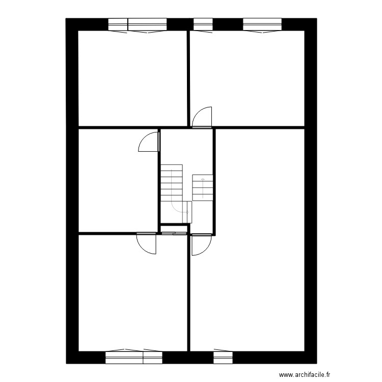 DESPRES. Plan de 13 pièces et 250 m2