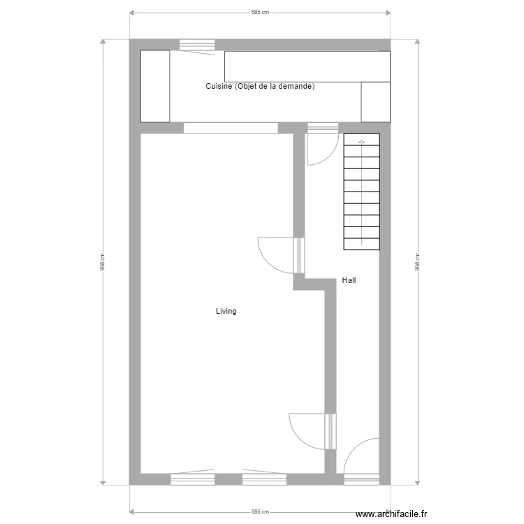 maison chenee. Plan de 