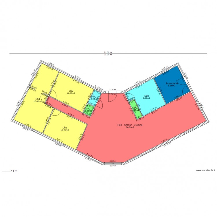 POUILLY. Plan de 0 pièce et 0 m2