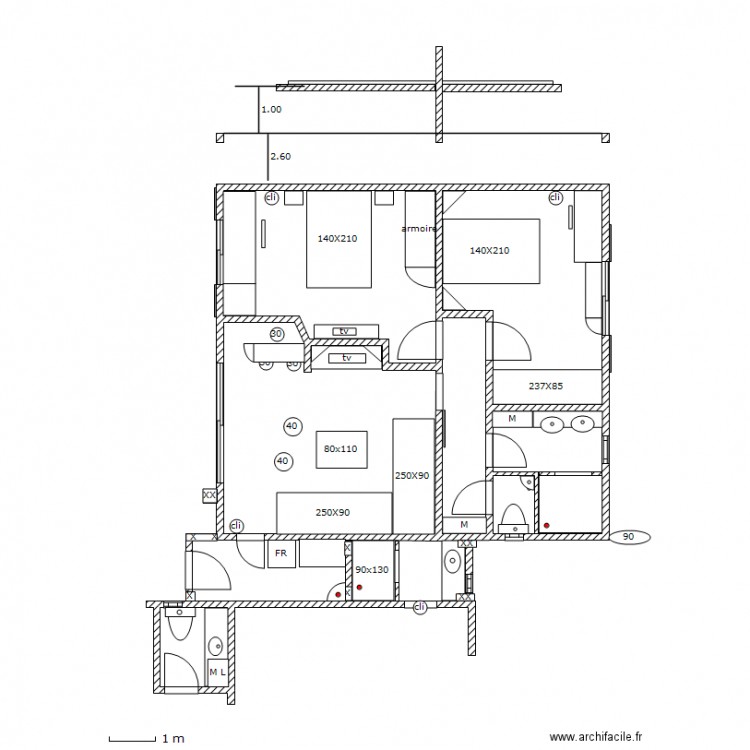 saly 3-4 extension objets . Plan de 0 pièce et 0 m2