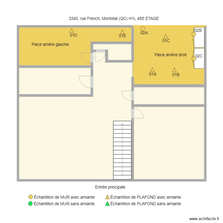 3340 French Montréal . Plan de 0 pièce et 0 m2