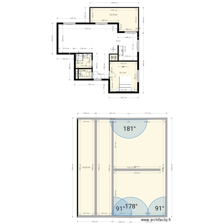 Nouveau plan appartement 2. Plan de 0 pièce et 0 m2