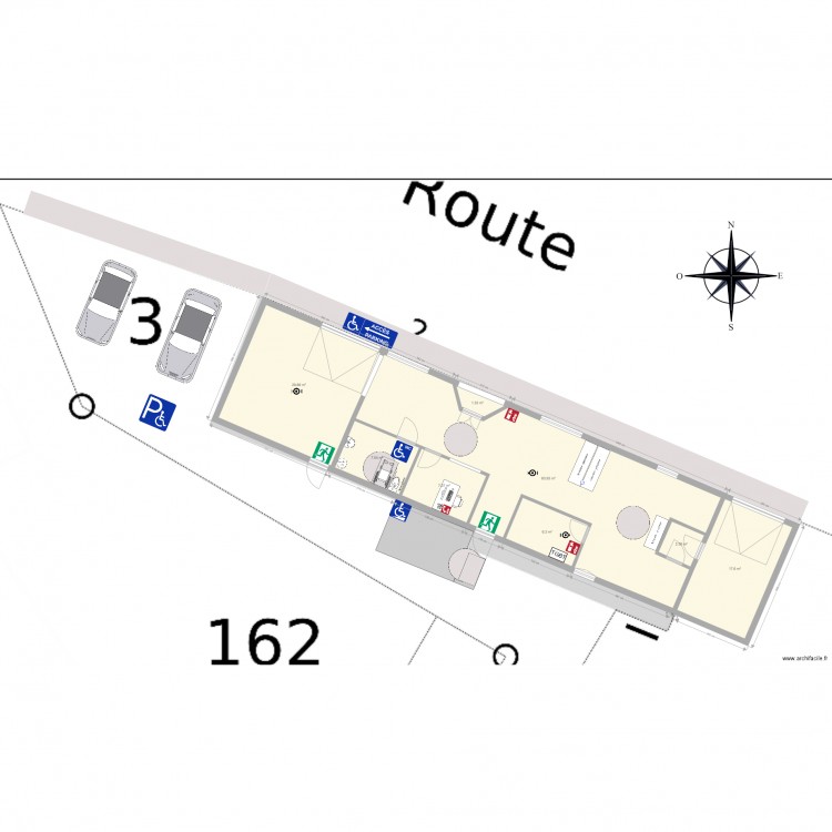 Nico. Plan de 8 pièces et 133 m2