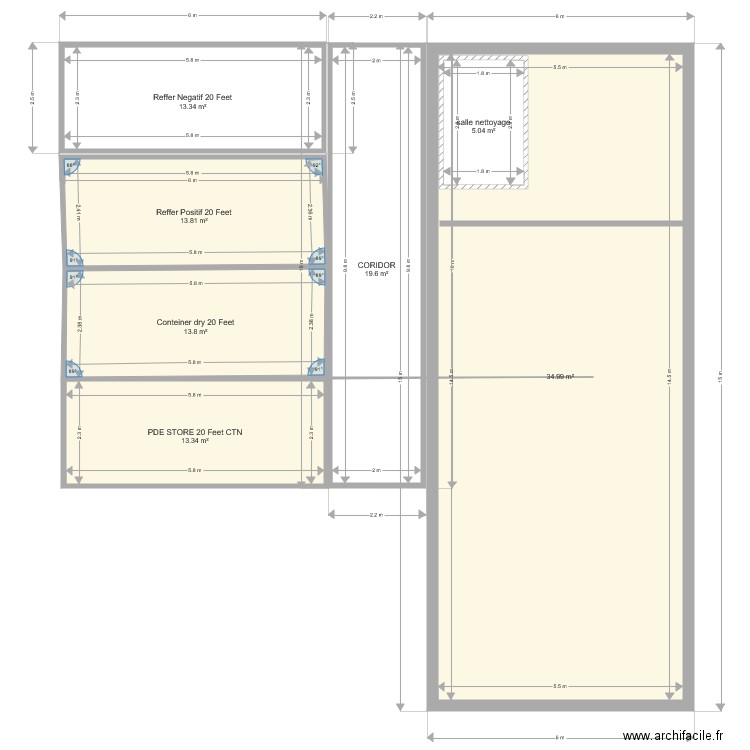 restaurant. Plan de 0 pièce et 0 m2