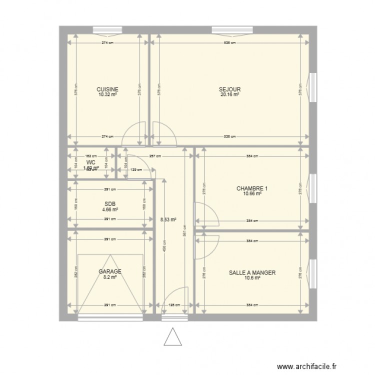 CIZERON Josiane maison. Plan de 0 pièce et 0 m2