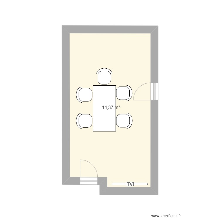 SdR étage. Plan de 0 pièce et 0 m2