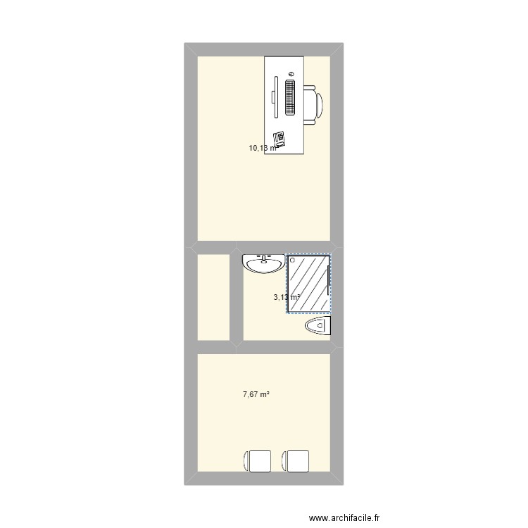 montreuil. Plan de 0 pièce et 0 m2