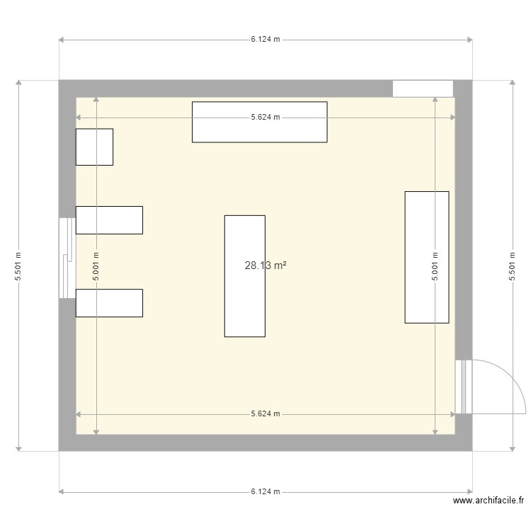 LABO GLACES AMENAGEMENT. Plan de 0 pièce et 0 m2