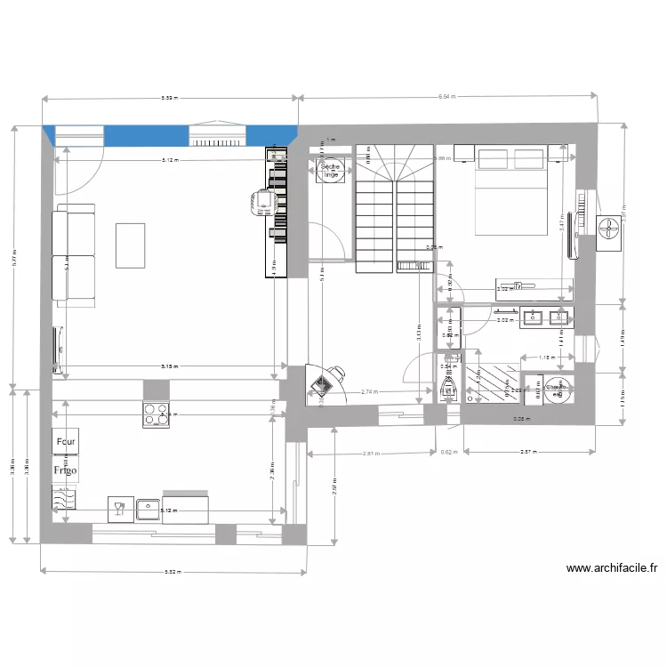 maison . Plan de maison . Plan de