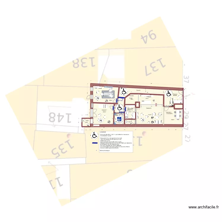 Romainv8_version6 avec couloir 1m. Plan de 